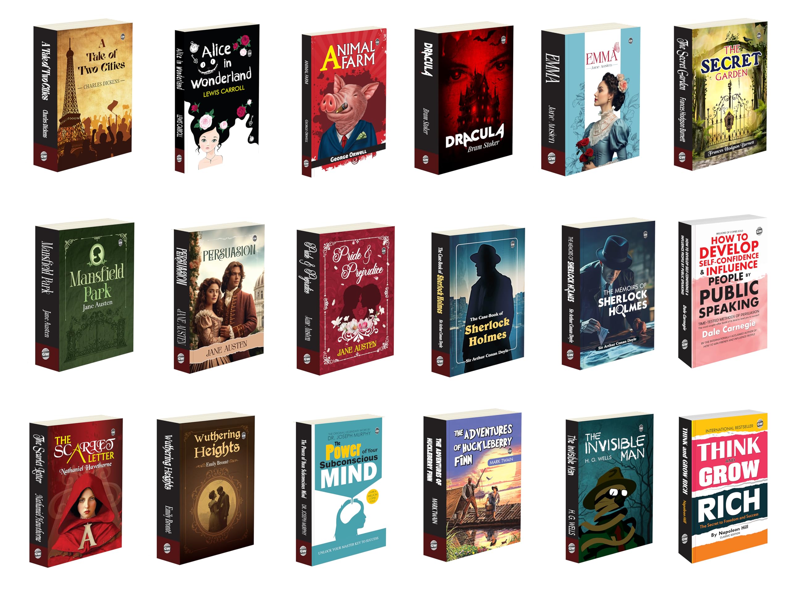 The Case Book of Sherlock Holmes, Animal Farm, Mansfield Park and more : Jane Austen Classics Collection, heritage literature g