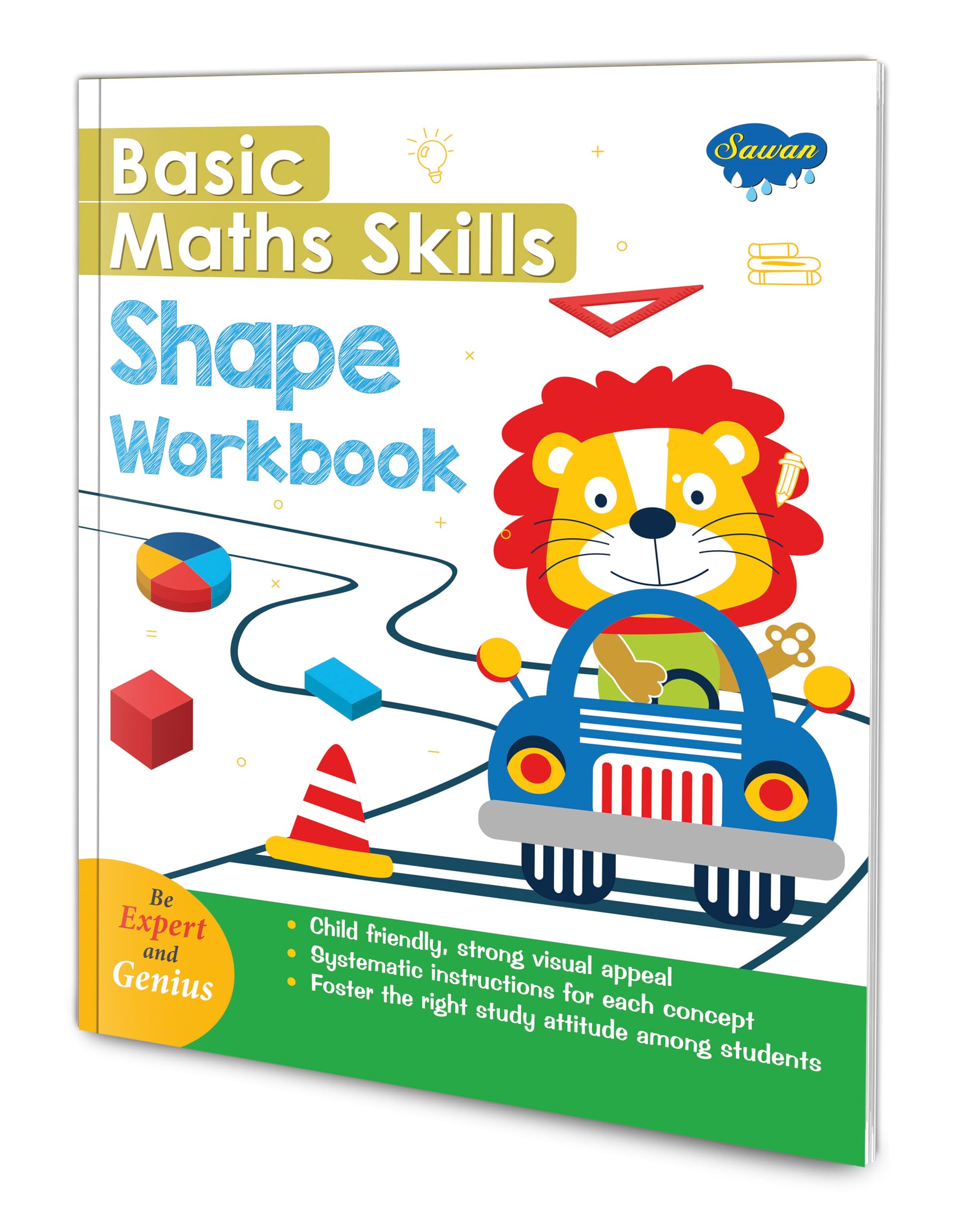 BASIC MATHS SKILLS WORKBOOK Shape | Shapes Galore: Fun and Fundamental Learning [Paperback] SAWAN