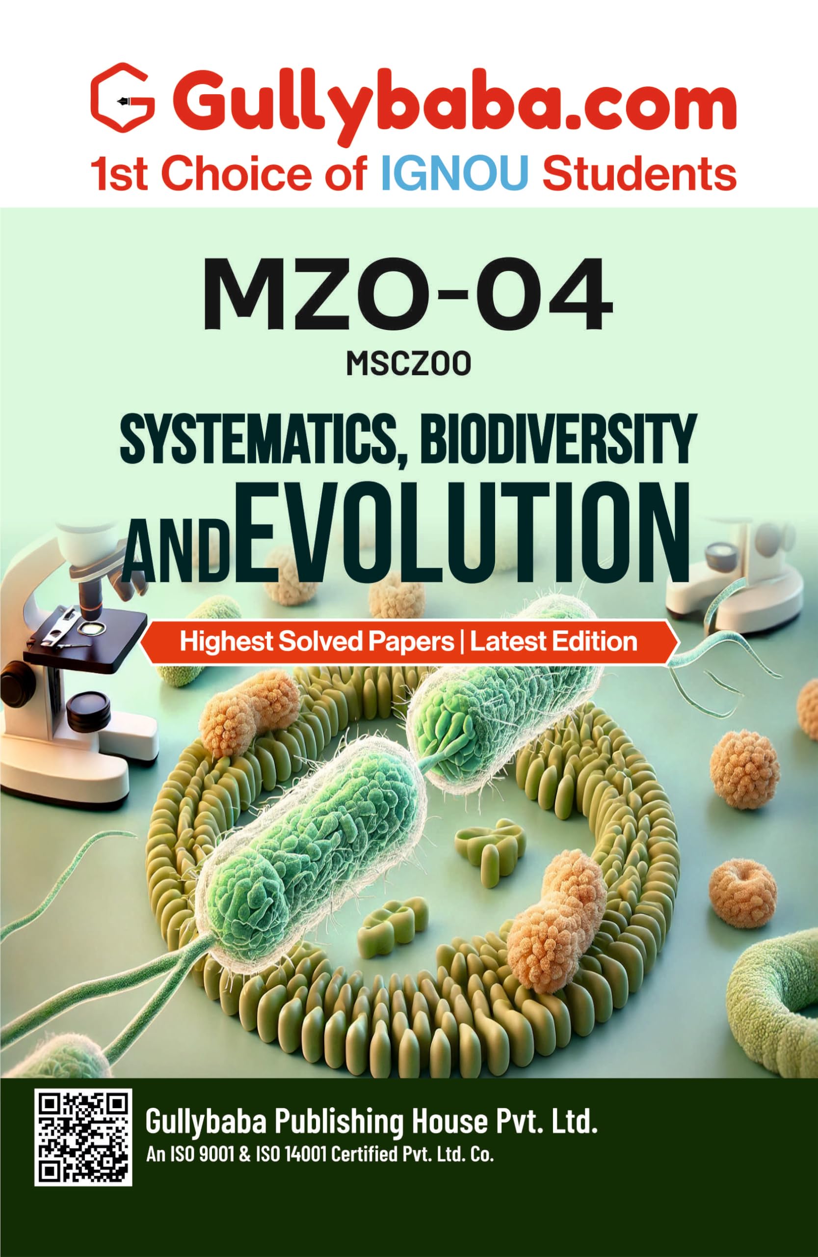 IGNOU MZO04 Systematics, Biodiversity and Evolution (ENG) | Latest Study Material with Solved Previous Year Question Paper & Im
