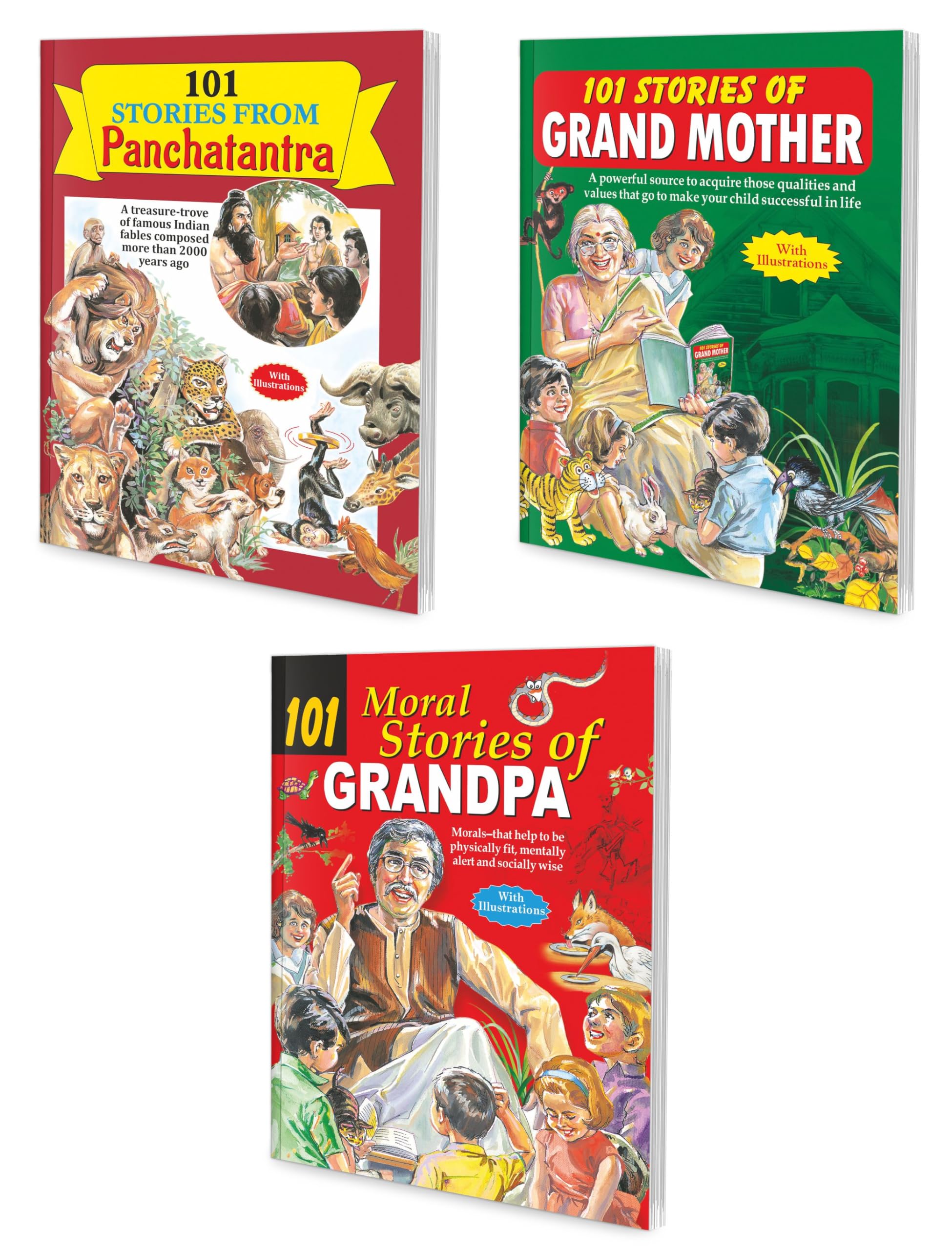 101 Bedtime Stories | Set Of 3 Story Books