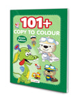 101+ Copy to Colour  Green Edition : Engaging Colouring Book for Preschool Kids, UKG Colouring Activity for Kids, Creative Col
