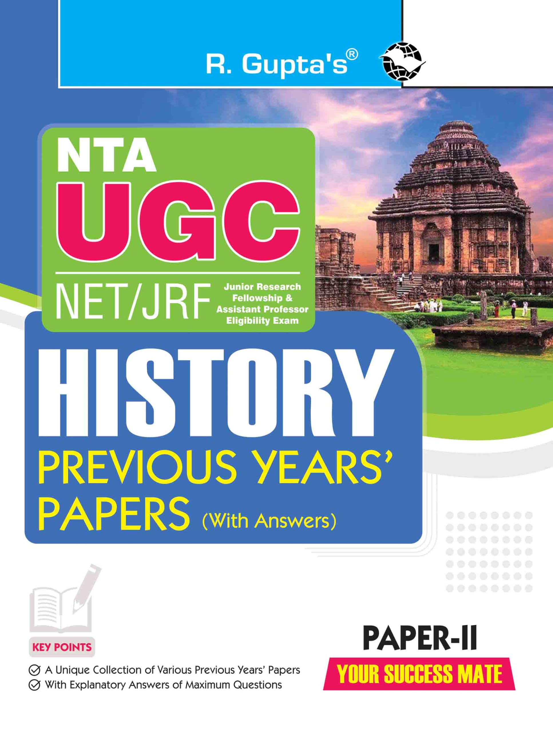 NTAUGCNET/JRF: HISTORY (PAPERII) Previous Years Papers (With Answers)