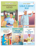 Story Books for Kids  Freedom Fighters (Set of 5 Books) (Illustrated)  Chandra Shekhar Azad, Lala Lajpat Rai, Bhikaji Cama, Ba