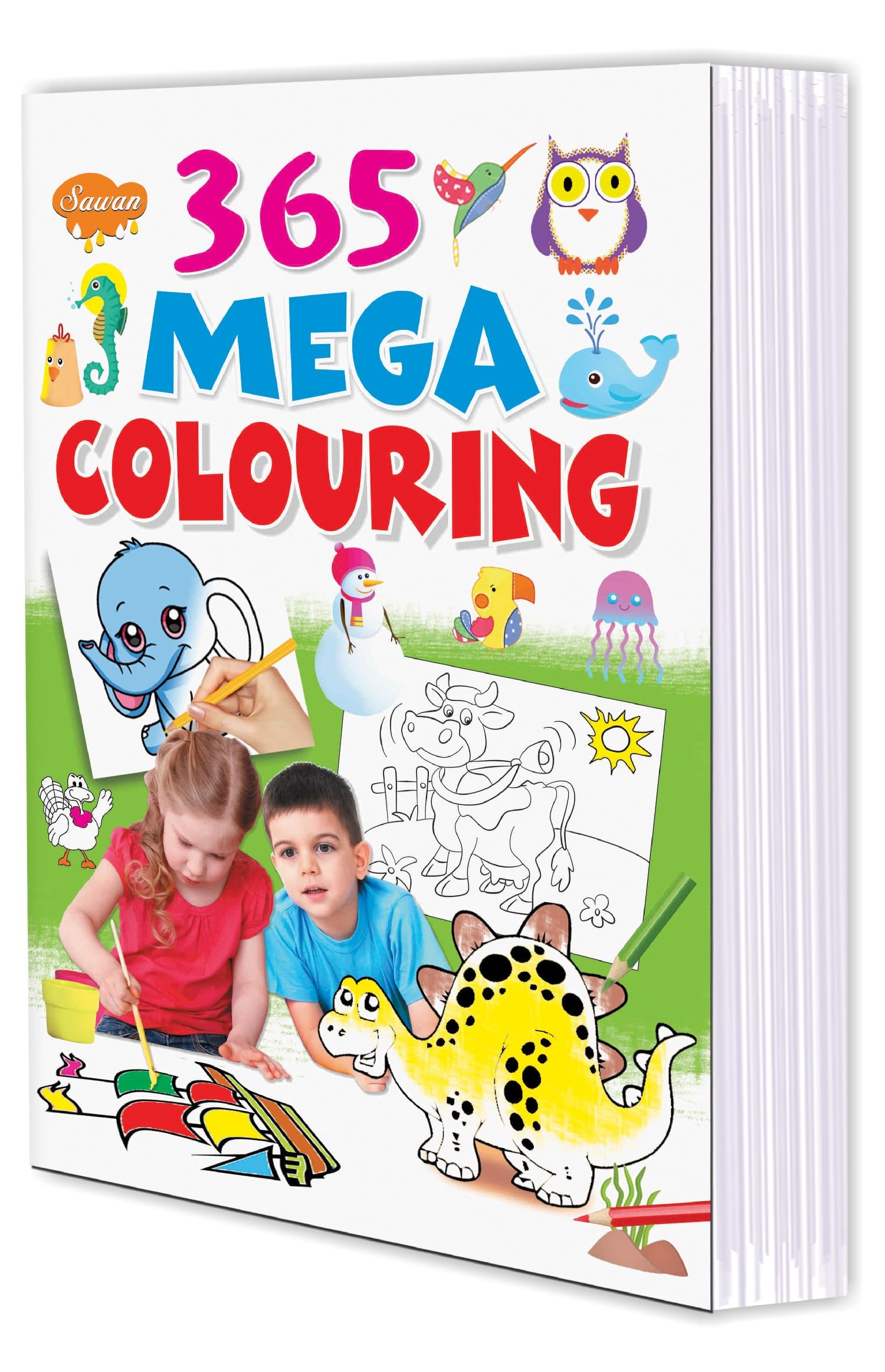 Sawan 365 Mega Colouring Book