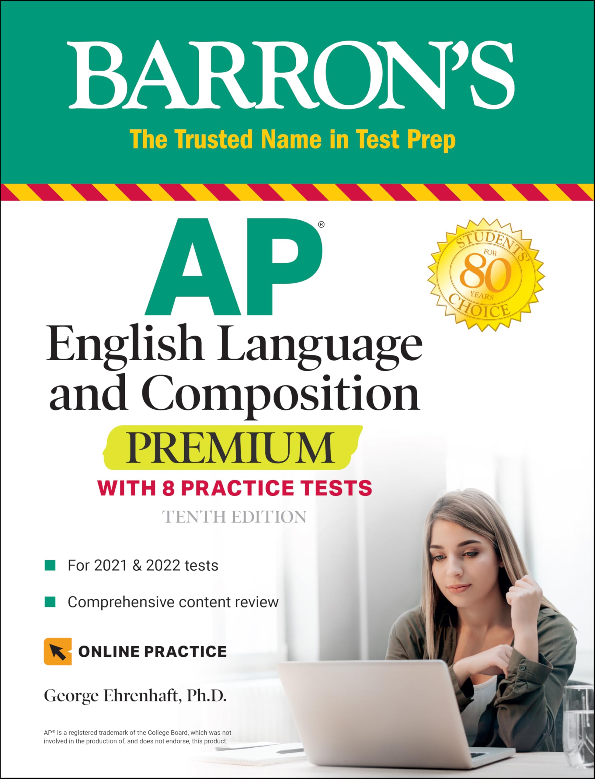 AP English Language and Composition Premium: With 8 Practice Tests (Barrons Test Prep)