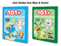 101+ Copy to Colour  Blue & Green Edition : Fun Colouring Books for Kindergarten, Interactive Colouring Activities for Childre