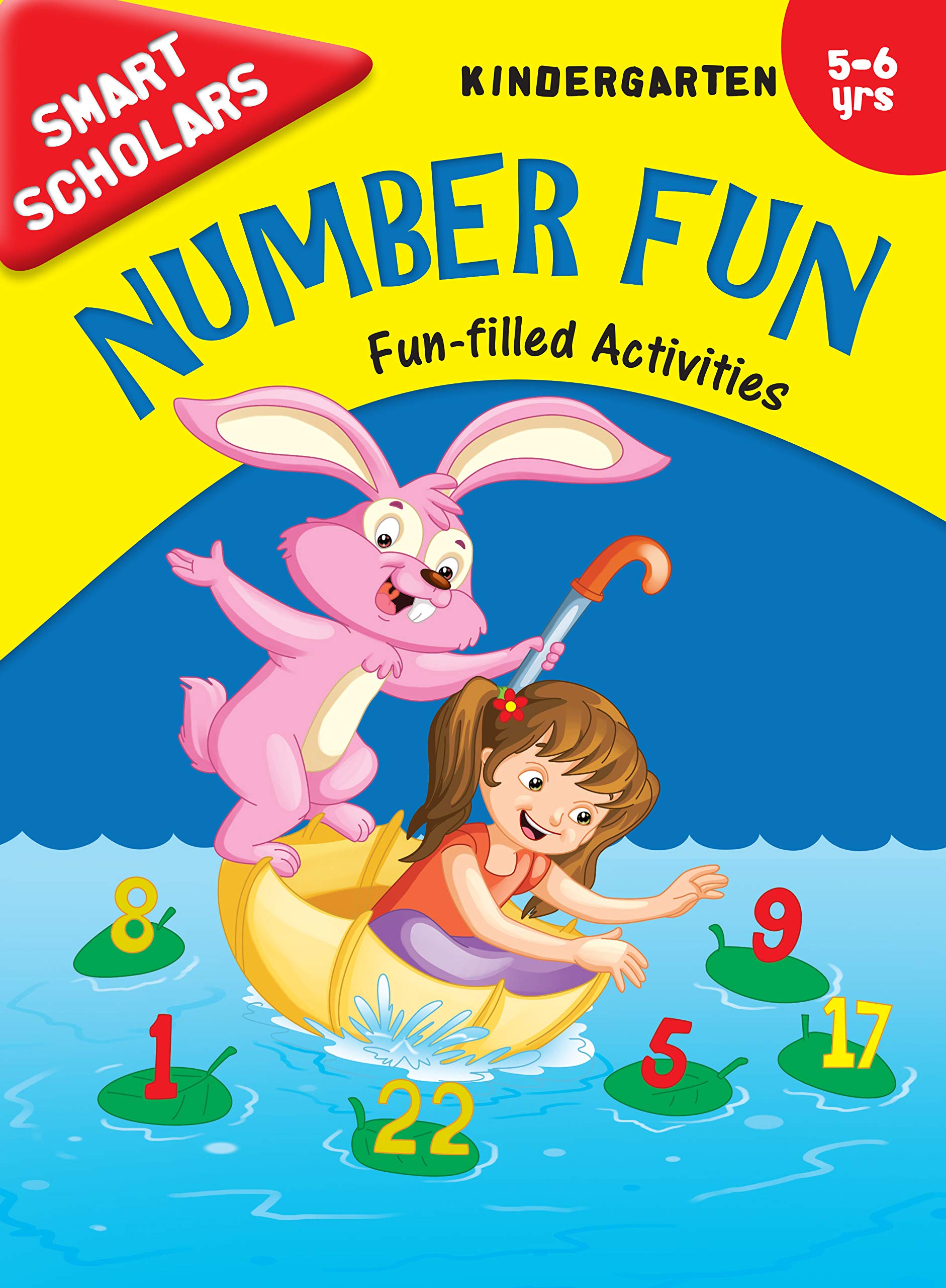 Number Fun: FunFilled Activities Book for Kindergarten Kids | Smart Scholars | Interactive and Learning | Engaging | Made Fun ;