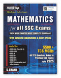 RankUp Mathematics for all SSC Examinations Book 2025  2026 (in English Medium) | 5500+ TCS MCQ Questions | Maths Best for SSC 