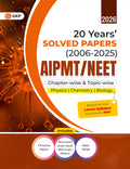 GKP AIPMT / NEET 2026 : Chapterwise and Topicwise 20 Years Solved Papers (20062025)| 3 Full Length Mock Tests| National Eli