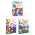 Set Of 3 Books | World Famous AesopS Fables : The Milkmaid And Her Pail & The Fox And The Goat, The Fox And The Crow & The Fox