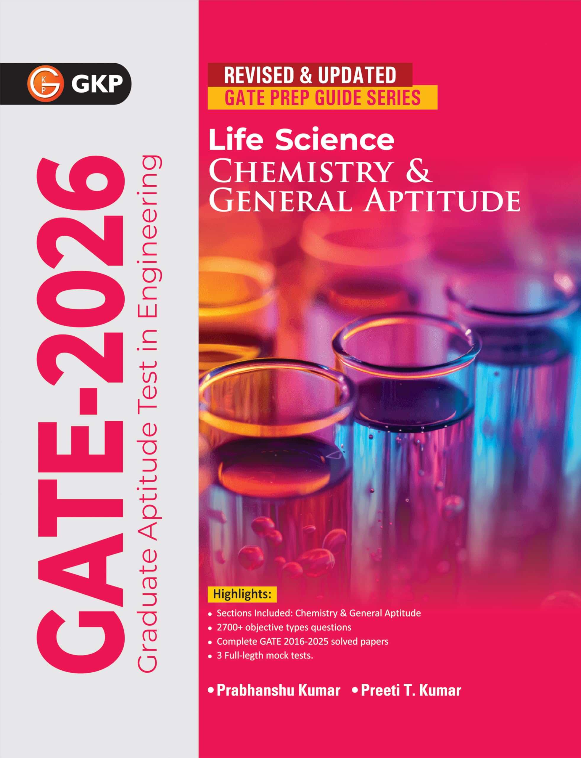 GKP GATE 2026 : Life Science  Chemistry & General Aptitude (Compulsory)  Guide