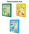 101+ Copy to Colour  Blue, Green & Yellow Edition : Exciting Colouring Books for L.K.G, Creative Colouring Fun for Children, I