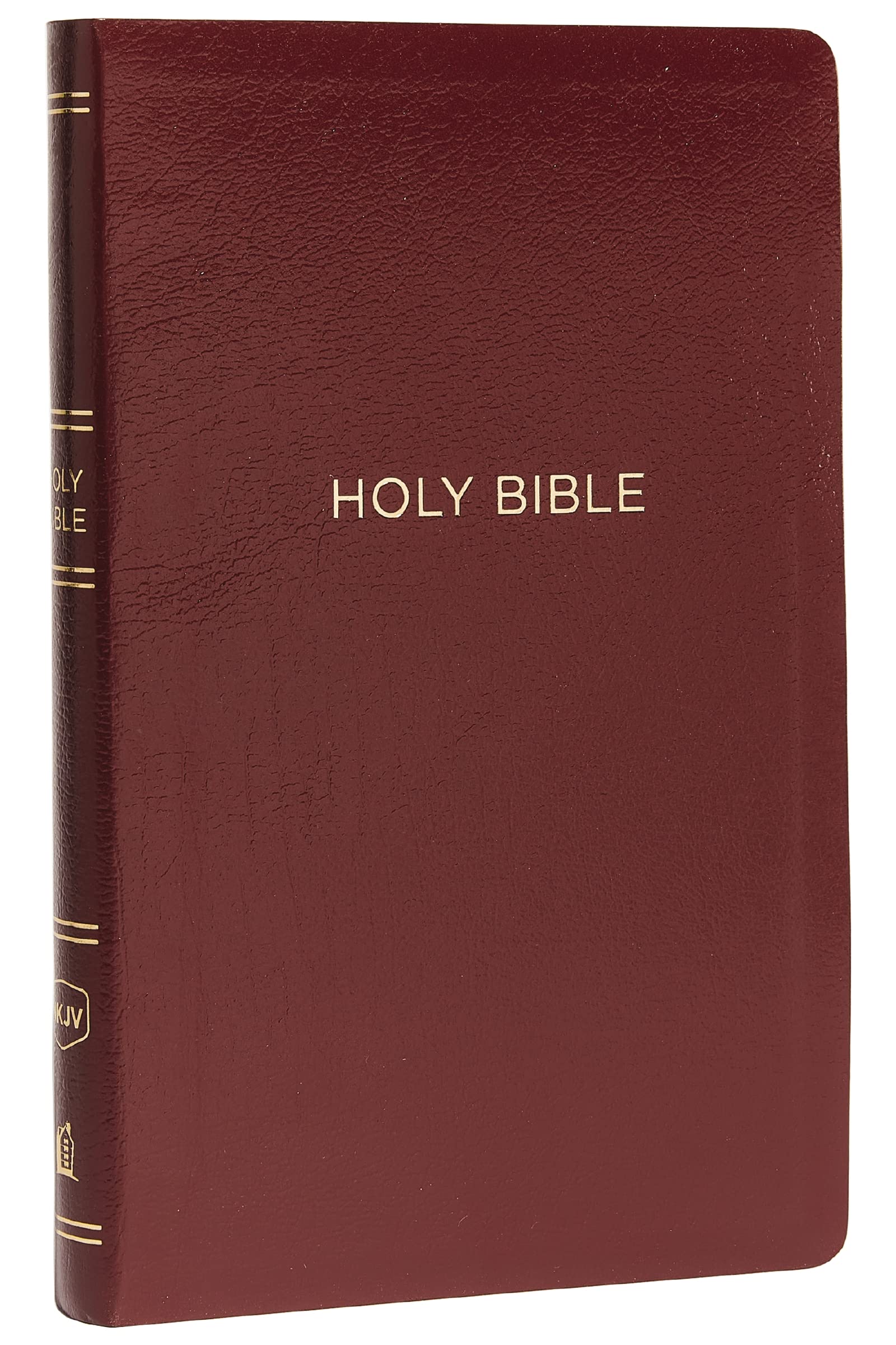 NKJV, Thinline Reference Bible, LeatherLook, Burgundy, Red Letter, Comfort Print: Holy Bible, New King James Version