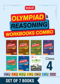 MTG Class4 NSOIMOIEOICSOIGKOISSO Olympiad and Reasoning Workbook Combo (Set of 7 Books) | MCQs, Previous Years Paper & Ach