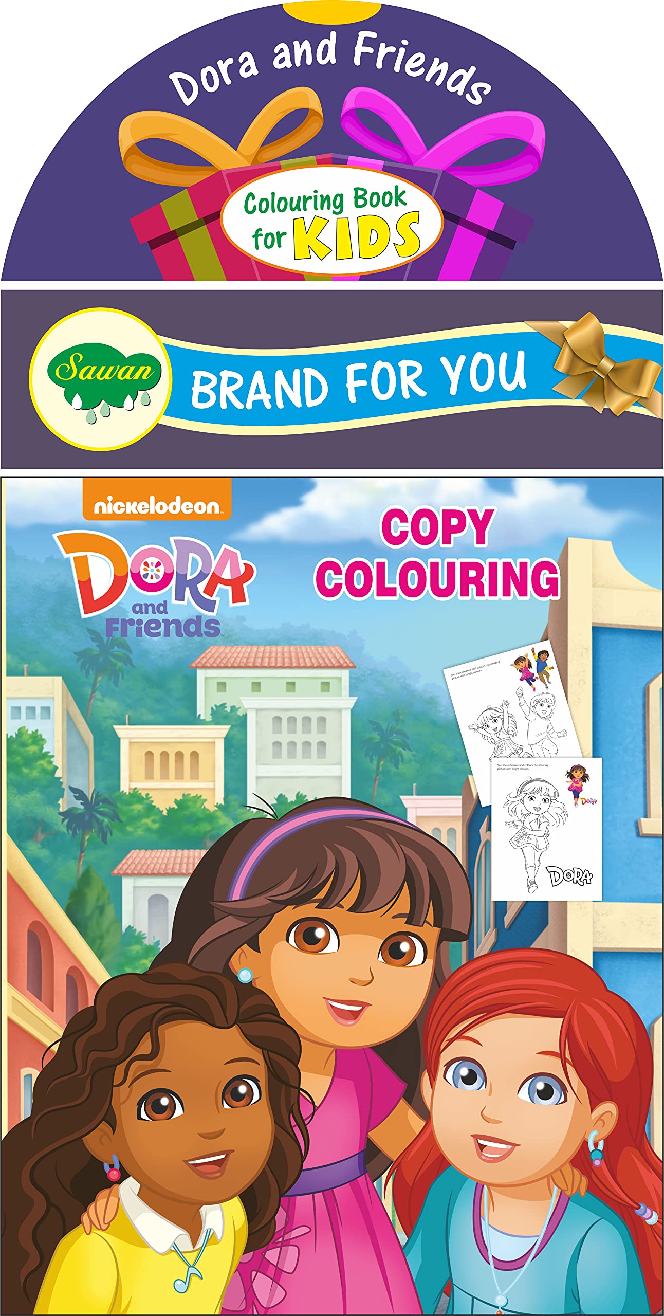 Dora And Friends Copy Colouring | Colouring Books By Sawan, 1390