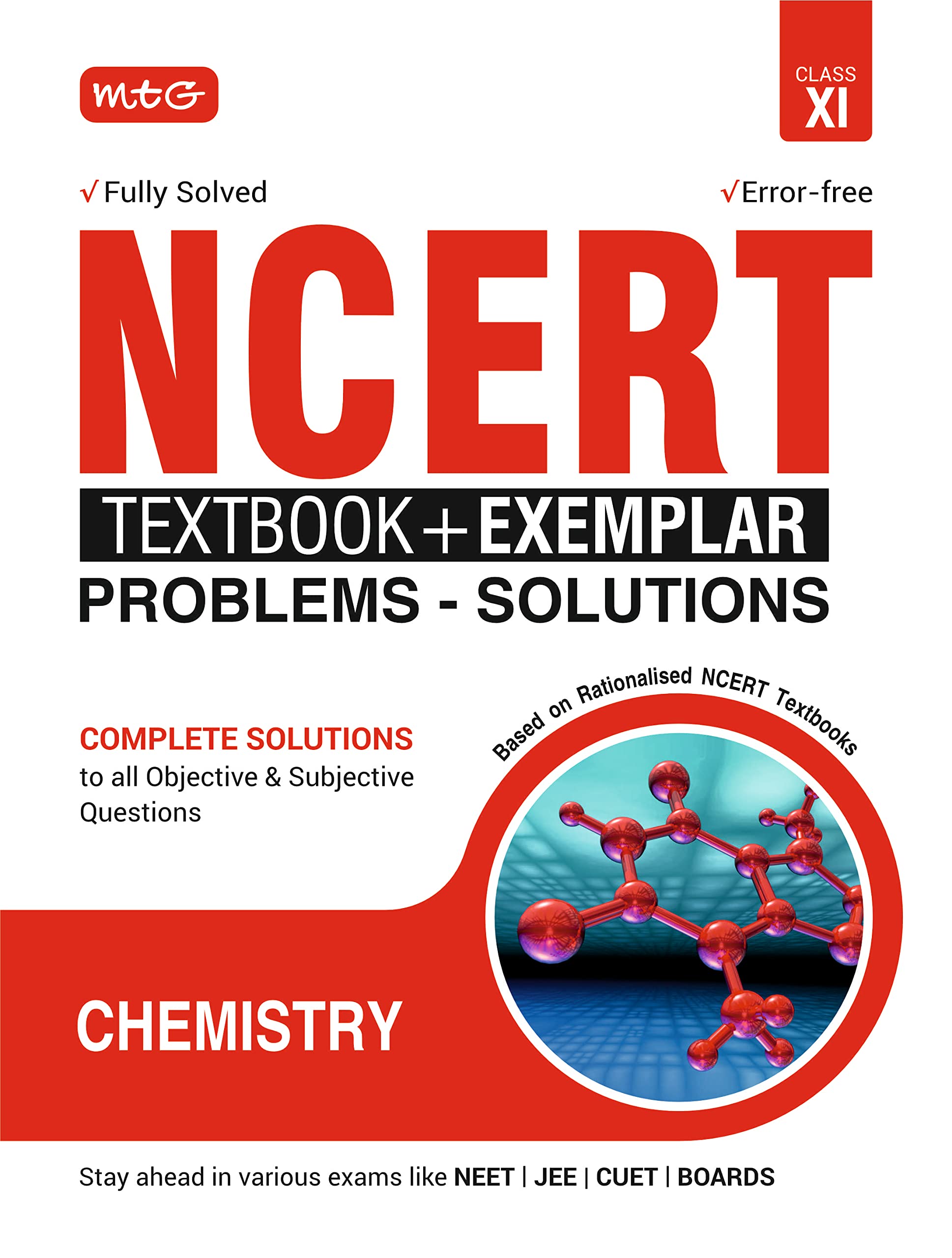 Mtg Ncert Textbook + Exemplar Problem Solutions Class 11 Chemistry | Complete Solutions To All Objective & Subjective Questions