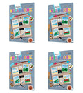 Elegant Scrap Book  Pack of 4 Scrap Books  32 Pages Each, Ideal for Ages 515, Great for Art, Craft & School Projects