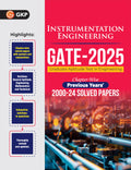 GKP GATE 2025 : Instrumentation Engineering  25 Years Chapterwise Solved Papers 20002024