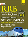 Gkp Rrb  Junior Engineer Cbt Ii  Electrical & Allied Engineering  ChapterWise & YearWise 32 Solved Sets (2014, 2015 & 2019)