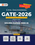 GKP GATE 2026 Civil Engineering | Chapter Wise Solved Papers (20002025) & GATE Papers from 2000 to 2025 | General Aptitude, Eng