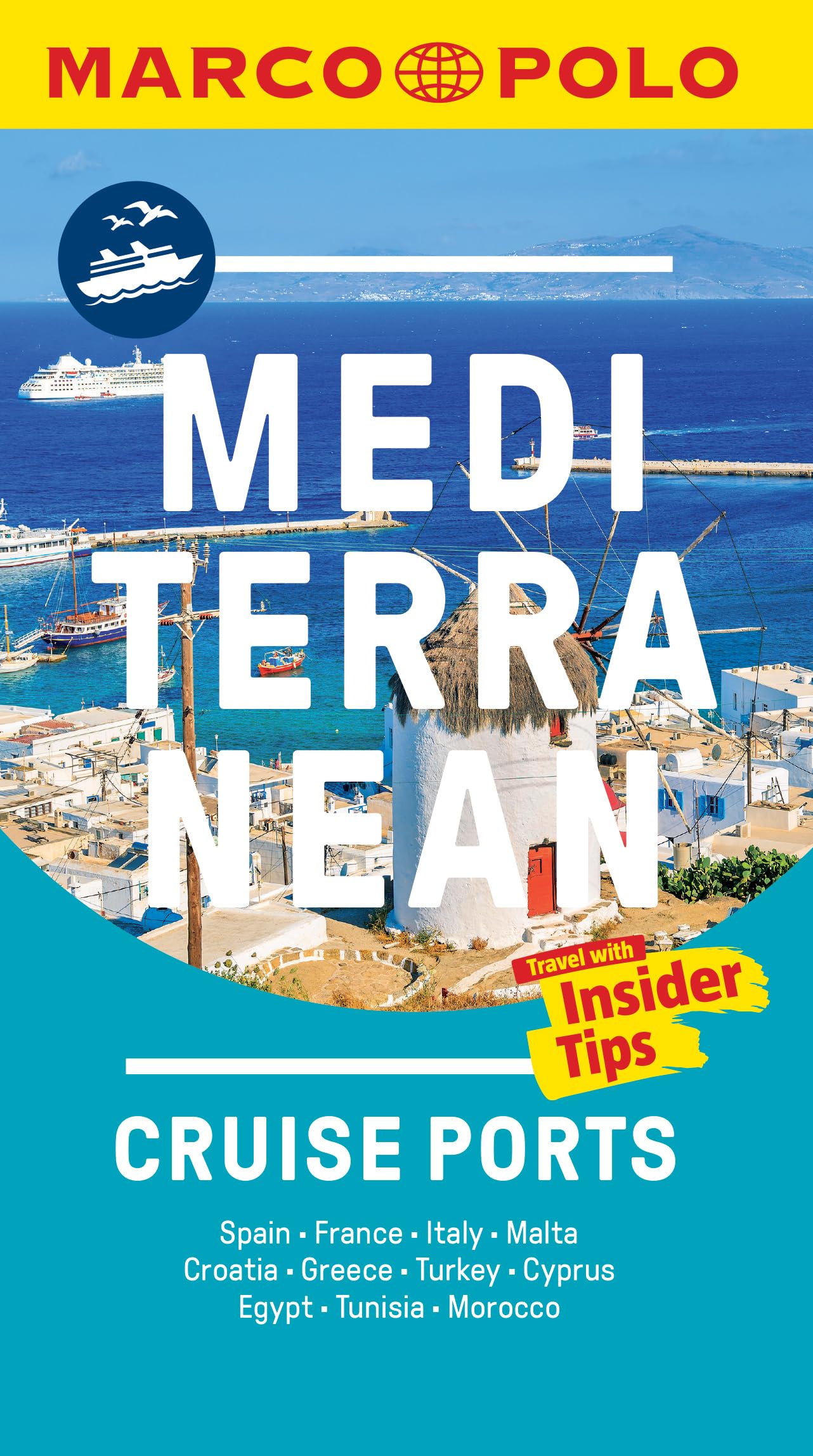 Mediterranean Cruise Ports Marco Polo Pocket Guide  With Pull Out Maps