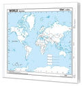 SMALL  100 WORLD POLITICAL OUTLINE MAP FOR SCHOOL | 100 Blank Outline Maps for Mapping Activities and Projects