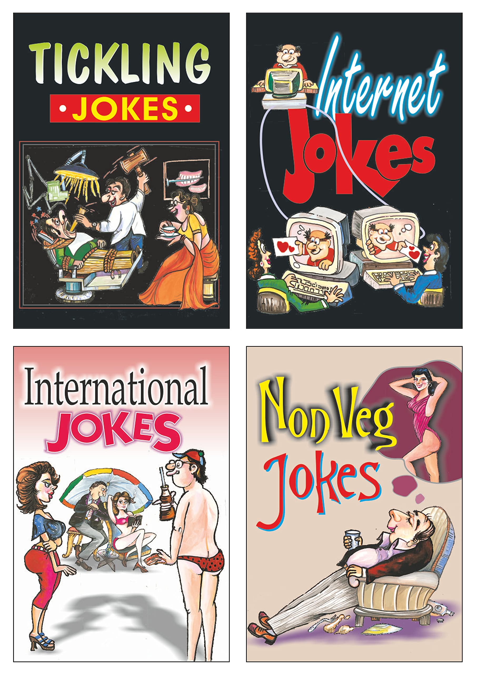 Sawan Present Set Of 4 Sms Books | Tickling Jokes, Internet Jokes, International Jokes And NonVeg Jokes