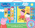 Peppa Pig  Electronic Me Reader Jr and 8 Look and Find Sound Book Library  PI Kids