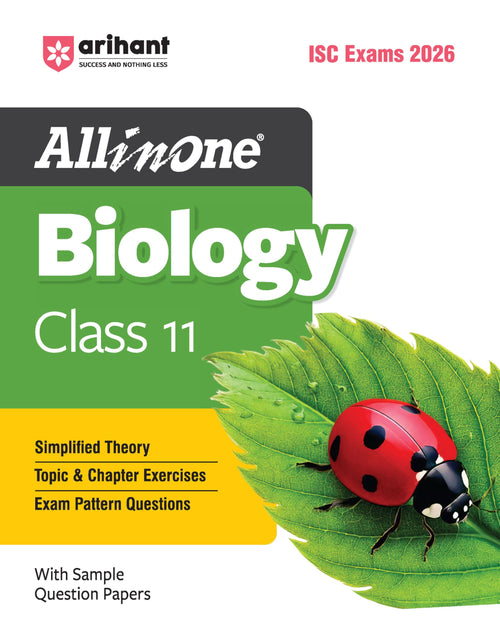 (Old Edition) Arihant All in one Biology Class 11 for ICSE Exams 2026