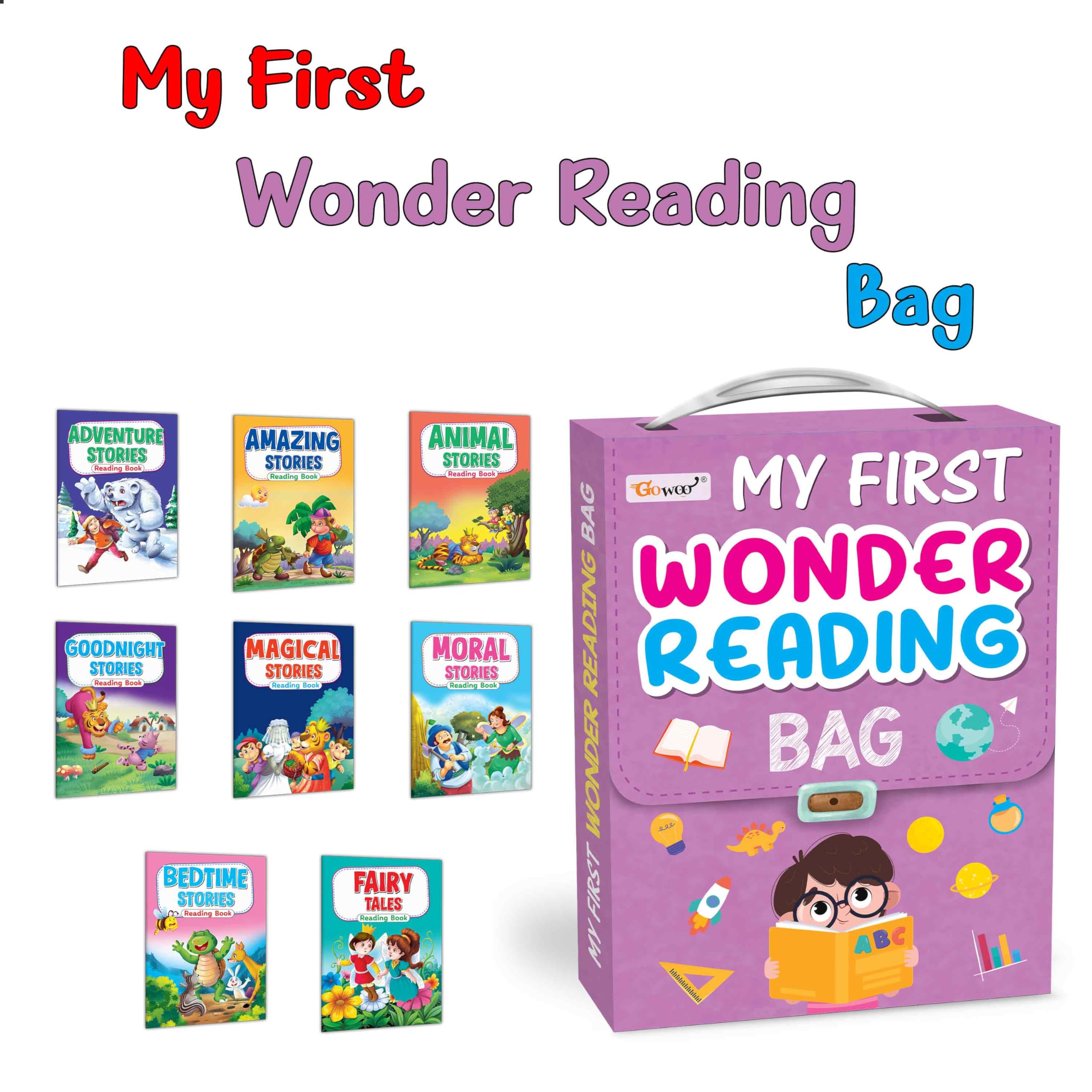 Lkg Class Picture Story Bag : Story Books For Children, All In One essential Story Book, Gift Set For Kids Picture Library Bag O