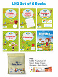 Kinder Series LKG text books for kids with Rhymes Book / Lower Kindergarten Books [364 pages] (Alphabets, Writing, Maths, GK or 