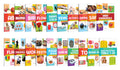 My First Book of ABC, Numbers, Birds, Flowers, Shapes & Colours and more : visual learning books, toddler discovery books, earl