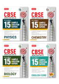 MTG CBSE Class 12 ScoreMore 15 Sample Papers Physics, Chemistry, Biology & English Books For 20252026 Board Exam (Set of 4) | C