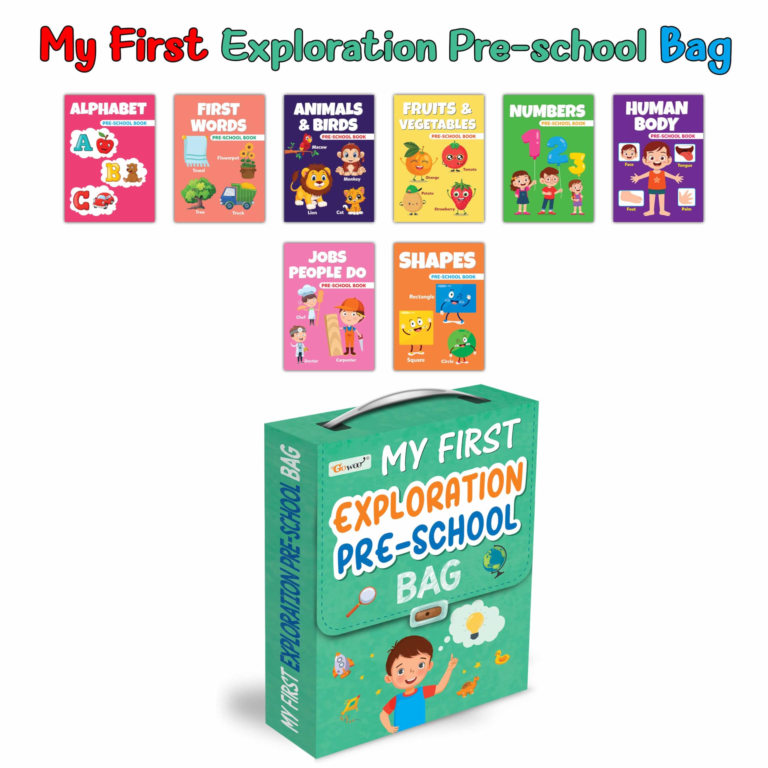 My First Complete Learning Library : Learining Books For Children, Toddler picture book set, Early learning book set of 8 books