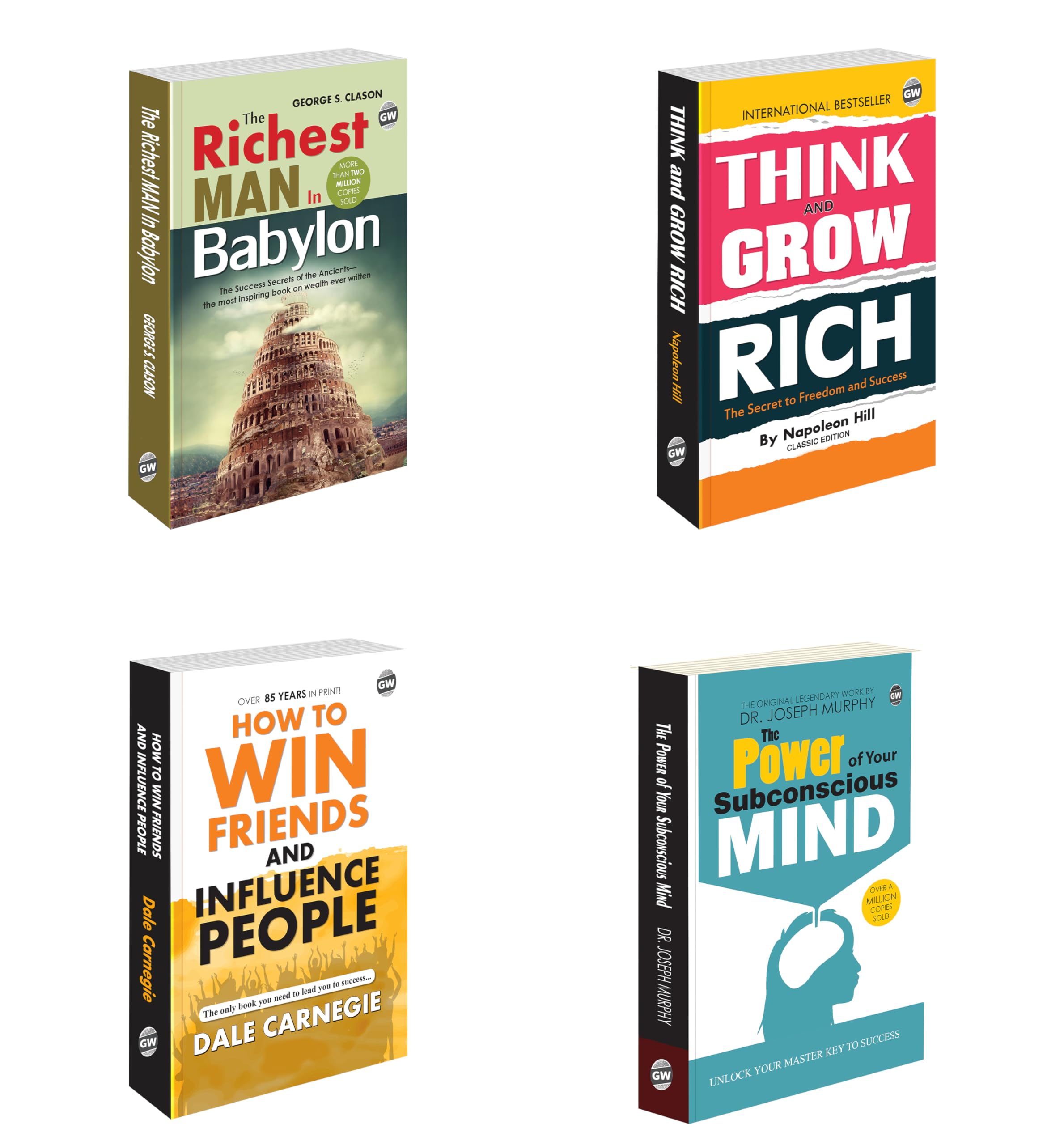 How to Win Friends and Influence People, The Power of Your Subconscious Mind and more : Worlds Greatest Books For Personal Grow