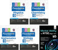 Foundation Course In Class 9 Physics, Chemistry, Mathematics & Biology With Case Study Approach & Mental Ability Book For Iit Je