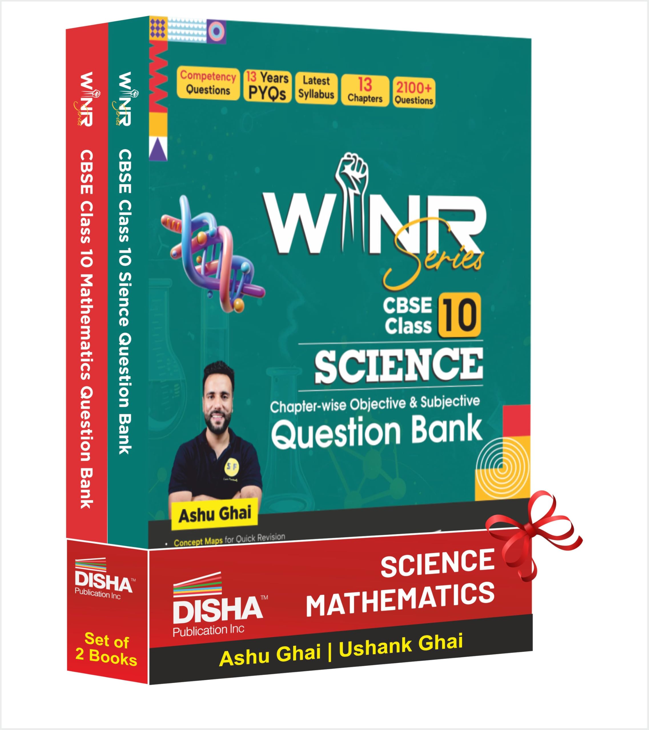 Disha Combo (Set Of 2 Books) Winr Series Cbse Class 10 Science & Mathematics ChapterWise Objective & Subjective Question Bank |
