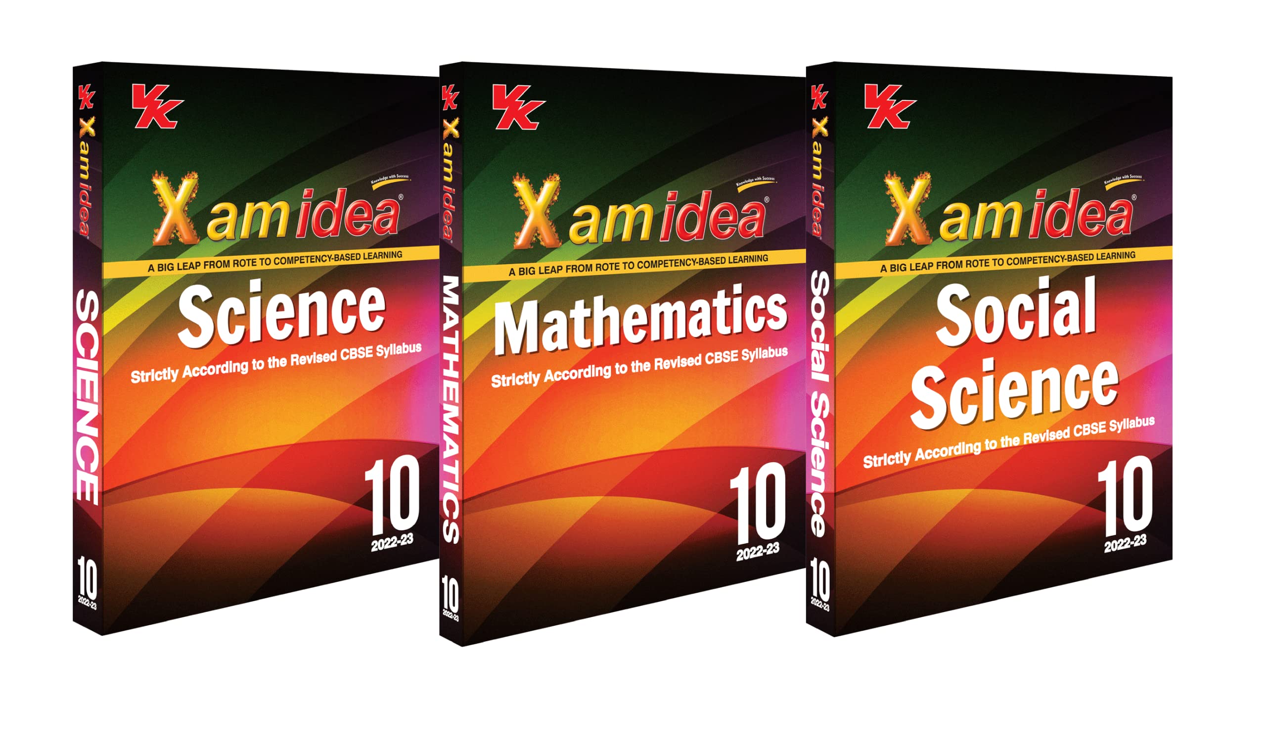 Xam Idea Bundle Set Of 3 Books (Science, Social Science & Mathematics) Book Class 10 | Cbse Board | Chapterwise Question Bank | 