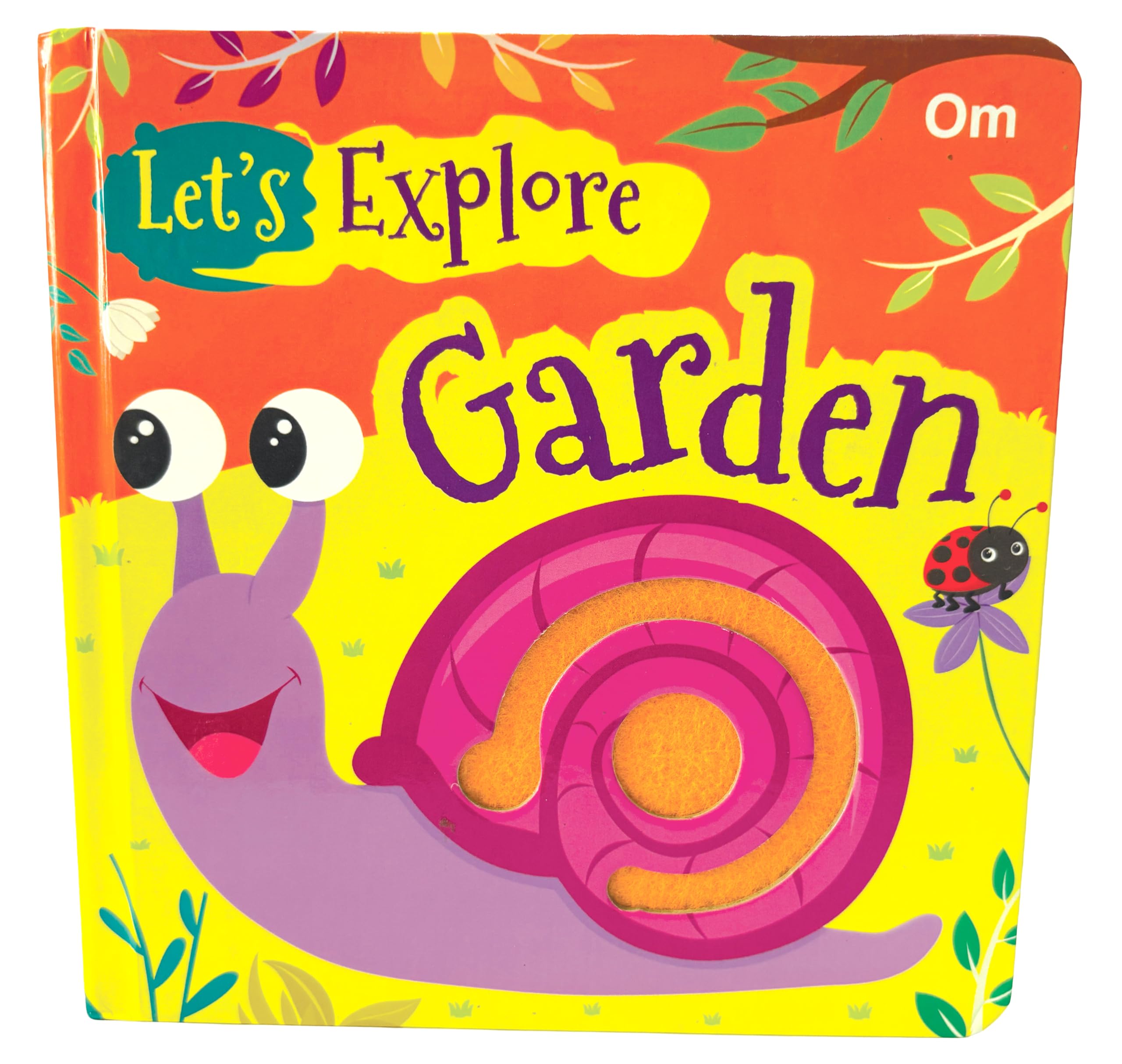 Garden: Lets Explore | Felt book | Children illustrated Book