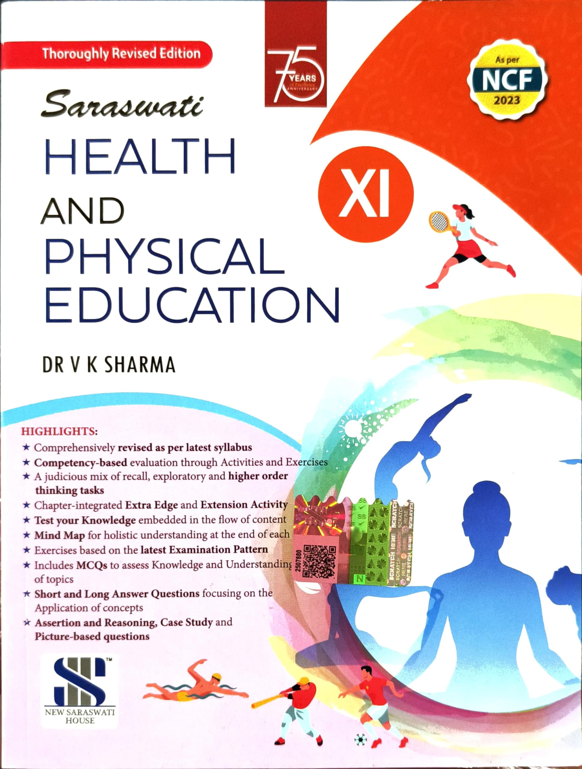 New Saraswati Health and Physical Education for CBSE Class 11 | Latest updated book for 202627 Examnination | School Books
