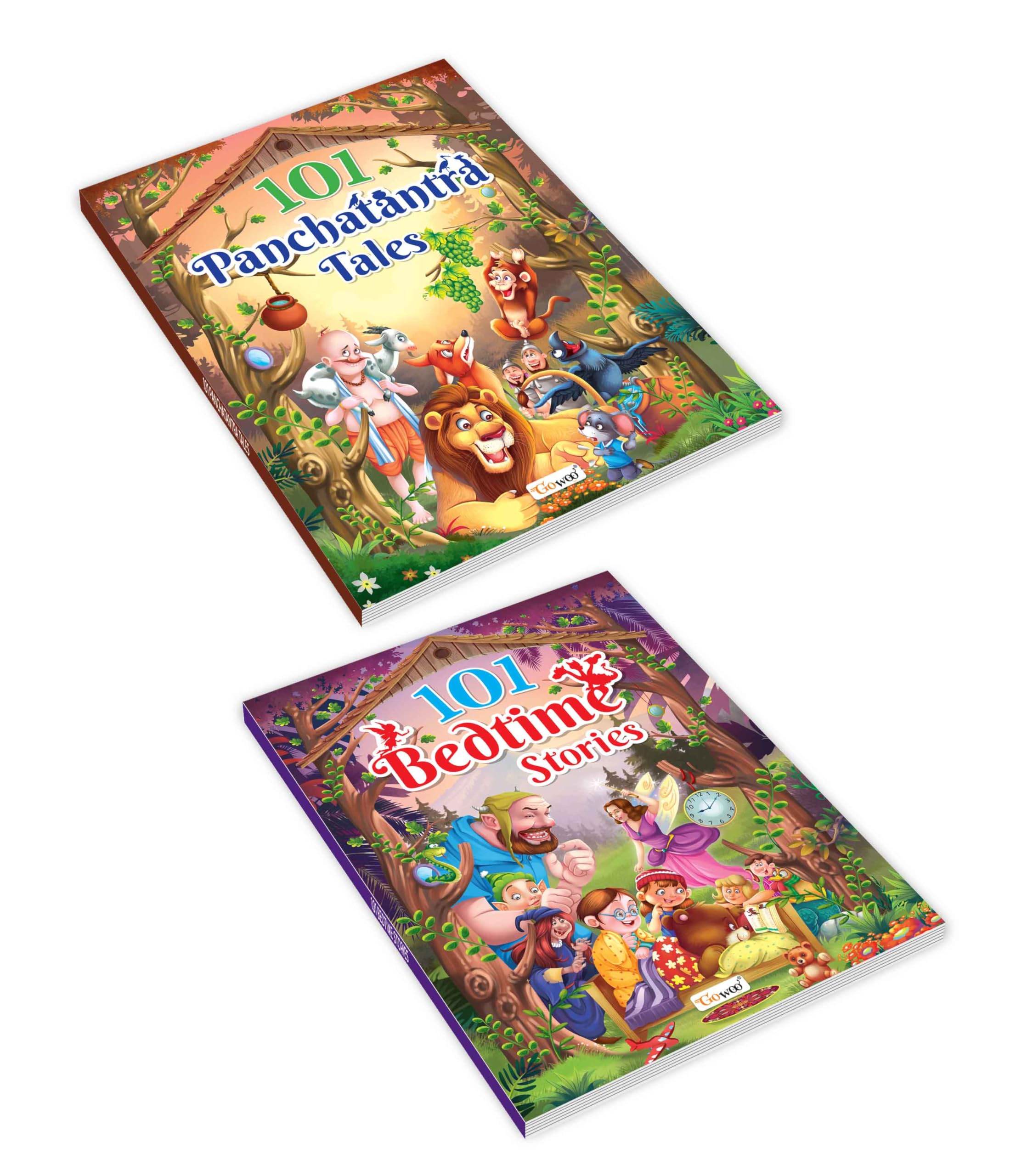 101 Bedtime Stories and 101 Panchatantra Tales (Ages 312) (Paperback) : fun and educational storybooks for kids, storybook gift