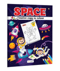 SpaceCreative Copy to Colour : Kids First Learning Activities, Fun Learning and Coloring Book for Children, Preschool Coloring 