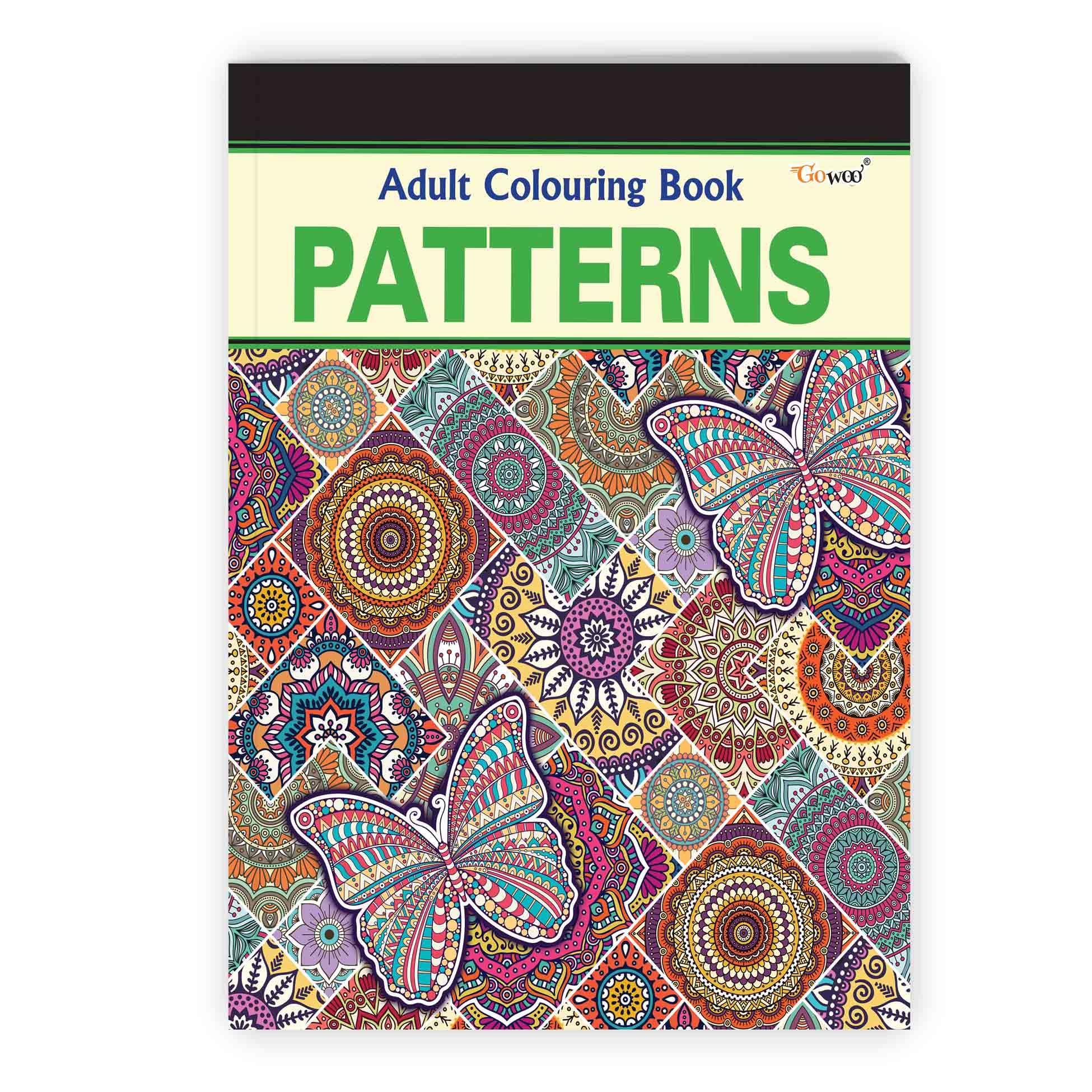 Patterns  Adult Colouring Book : Adult coloring book with unique patterns, Fun Coloring book for stressfree, Relaxing designs 