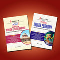 Indian Economy concepts, Constitutional framework, Political System, Governance structures, Public Administration basics, and cu