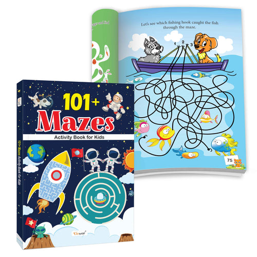 101+ Mazes Activity Book for Kids : ScreenFree Fun, Preschool Maze Book, Toddler Educational Book, Brain activity book for kids