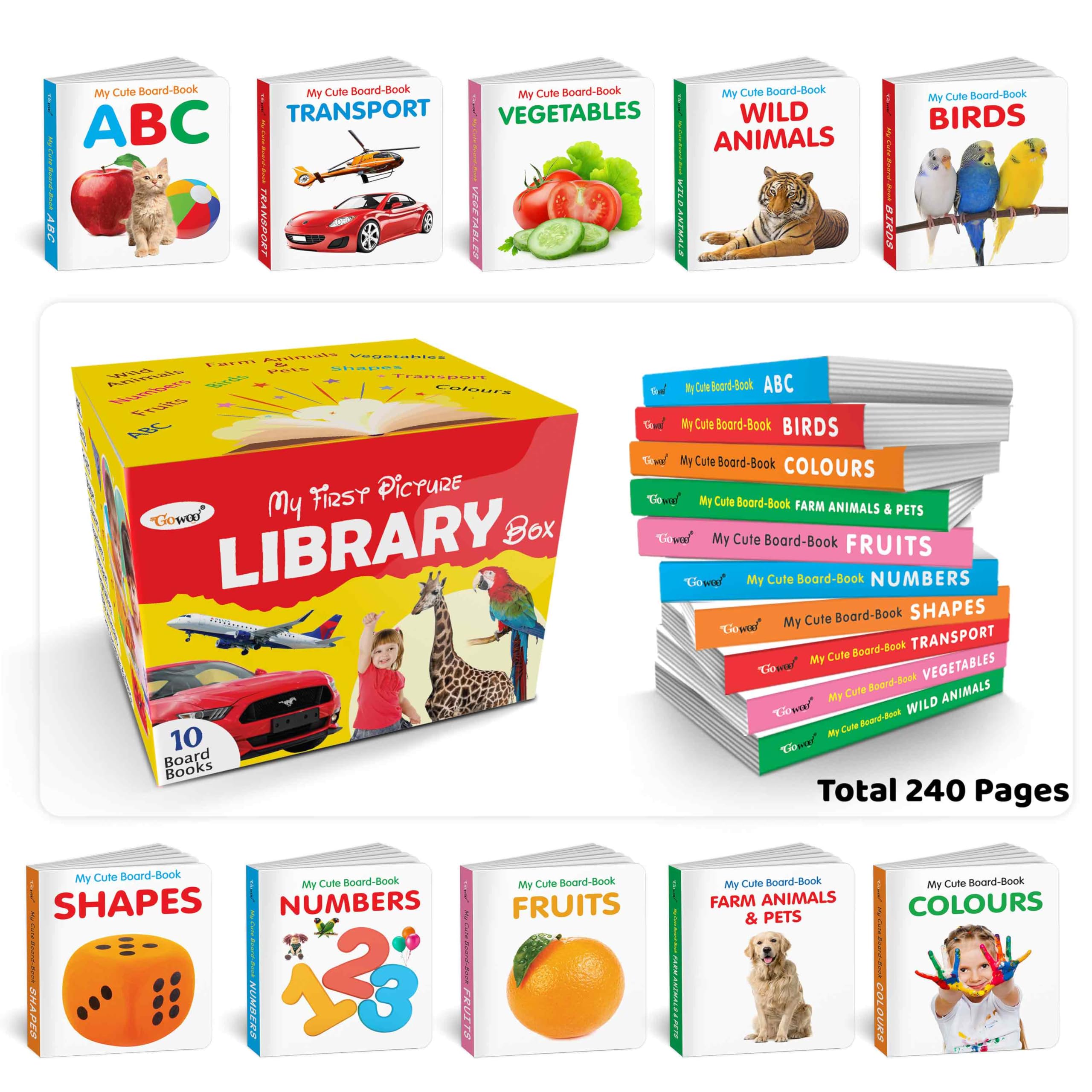 Childrens educational book collection (Yellow Edition) : toddlers Of 10 Books