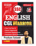 SSC English CGL Warrior (2nd Edition) 2025  2026 Exam Book | In Bilingual | By Prashant Solanki | Updated Till March 2025 | SSC