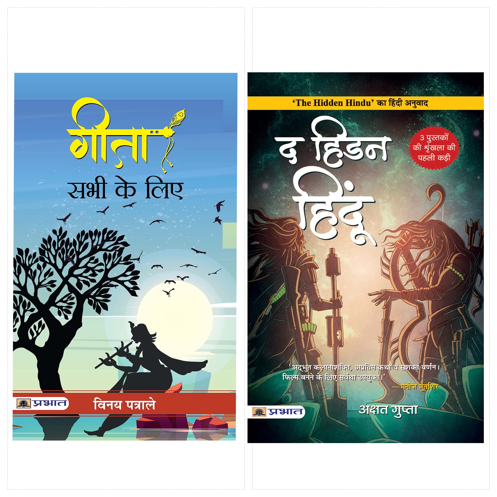 Gita Sabhi Ke Liye + The Hidden Hindu ( Books Set of 2 in Hindi )
