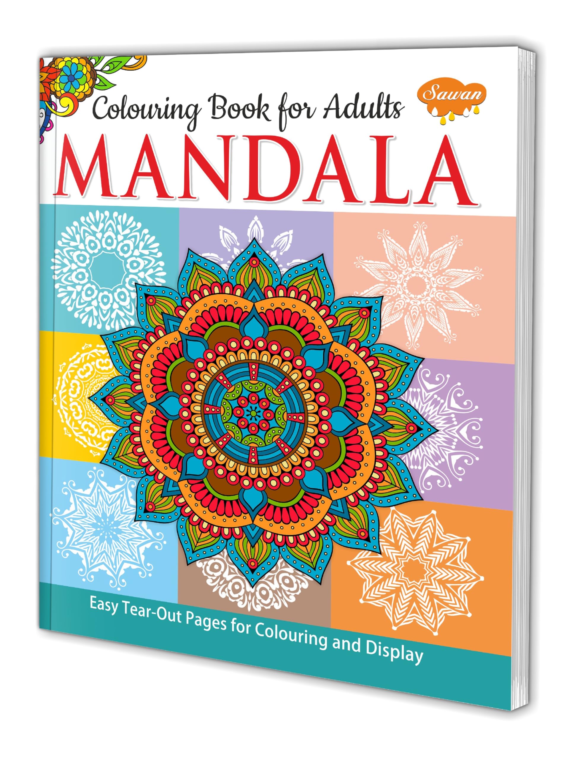 Colouring Book For Adults Mandala By Sawan