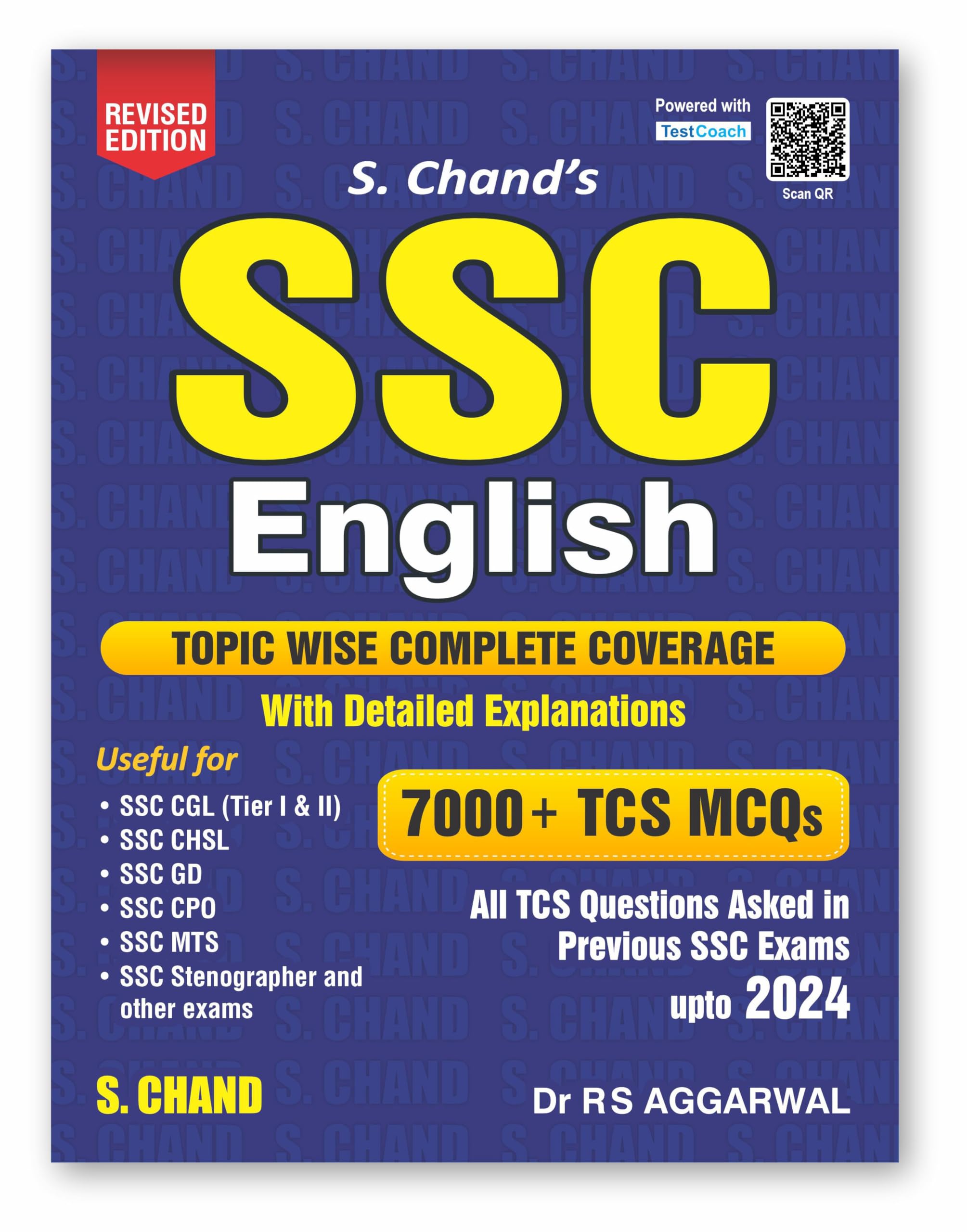 SSC English 7000+ TCS MCQs For SSC CGL, CHSL, GD, CPO, MTS, Stenographer Exams 2025 | Topicwise Coverage | English Language | Vo